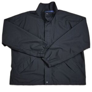 Forrester’s Gore-Tex Full-Zip Jacket Size XL Black Made in USA Golf Print Lining